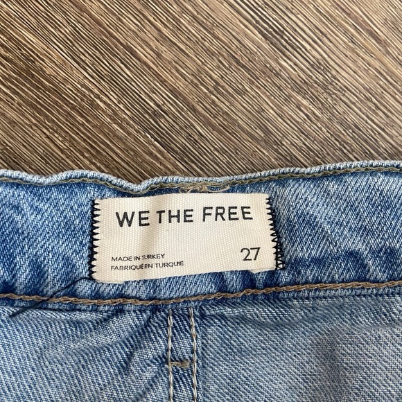 NWT Free People Light Blue Denim Skort - Picture 3 of 6